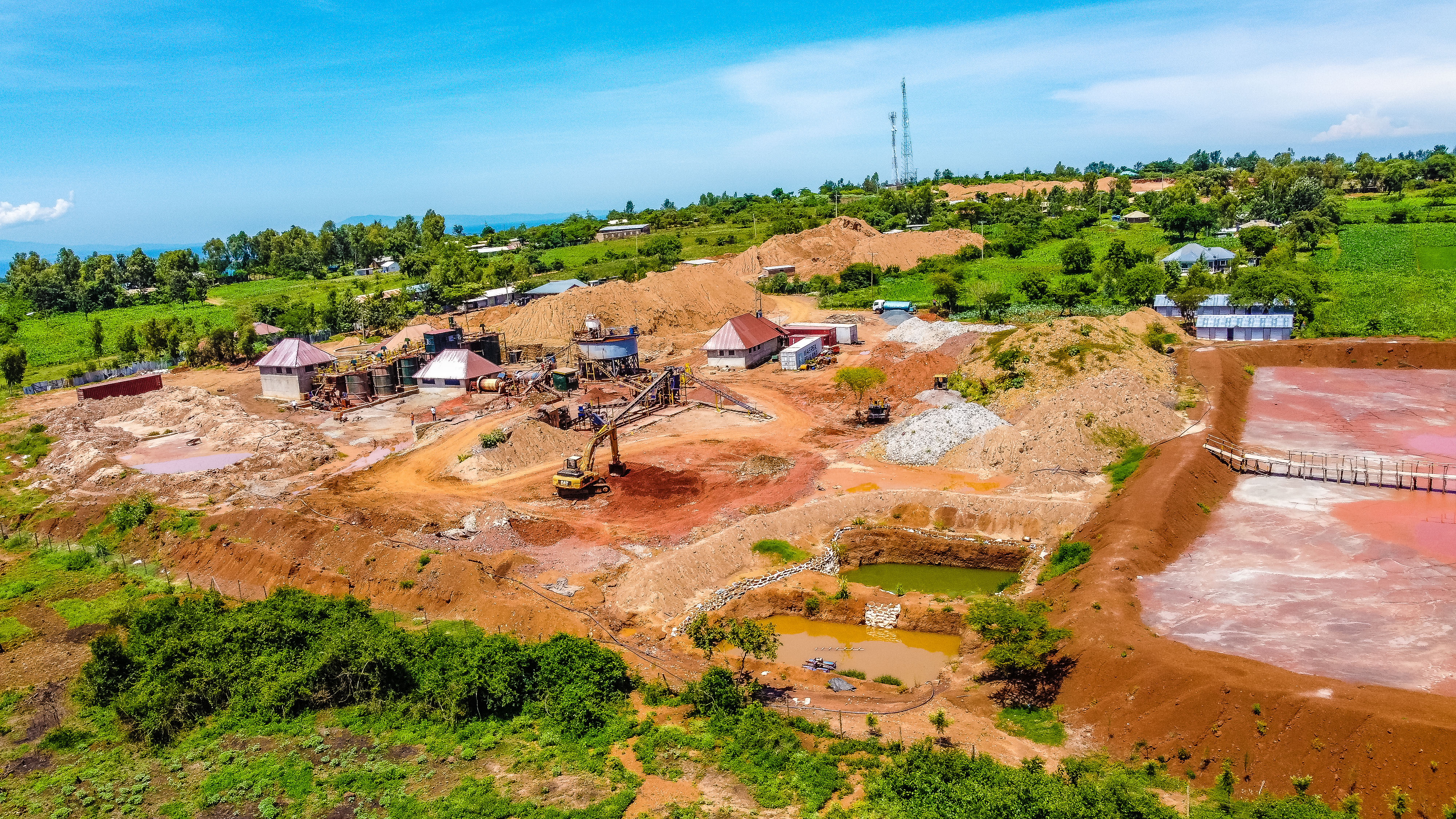 Green Ngoria gold processing plant
